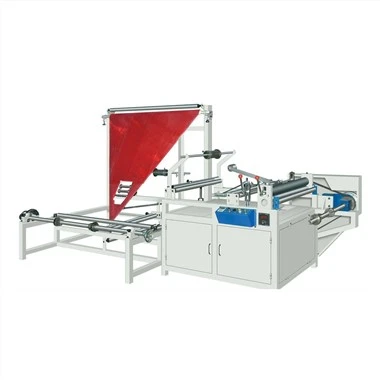 Automatic Plastic Film Folding and Rewinding Machine