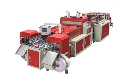 Fully Automatic 2 Lines Bag Making Machine with Auto Packing Device